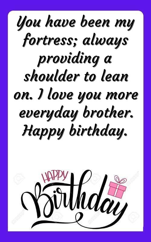 comedy birthday wishes for brother